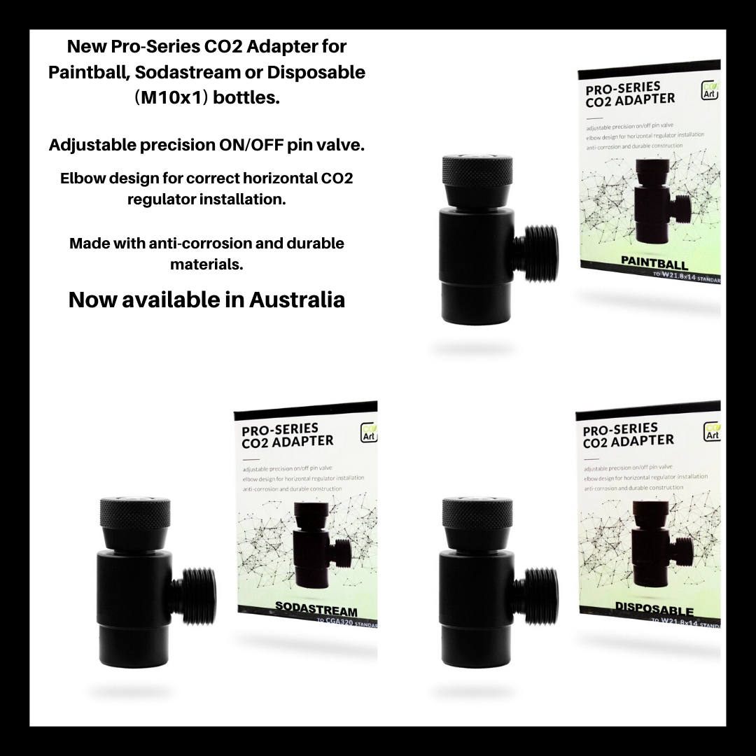 New Pro-Series CO2 Adapter for Paintball, Sodastream or Disposable (M10x1) bottles..jpg